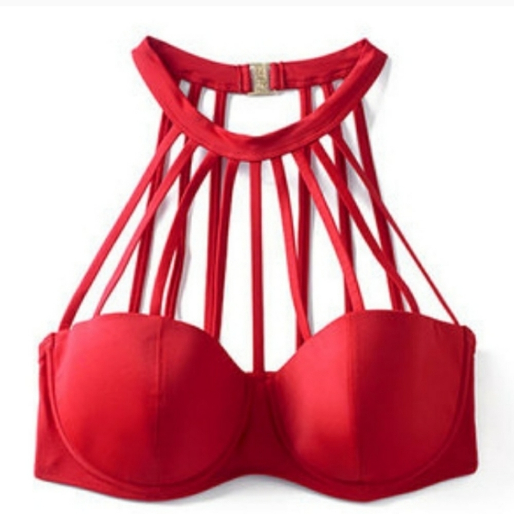 Caged Red Top - 38G